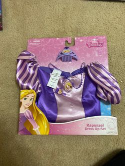 Rapunzel dress upset