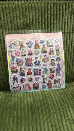 Sticker Sheet Kpop Demon Hunters 