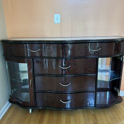 Brown Wooden Dresser