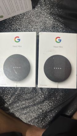 2 Google Nest Mini’s 2nd Generation