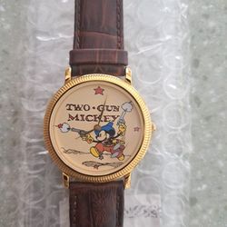 Rare Limited Edition "Two-Gun Mickey" Disney Watch – 37/500