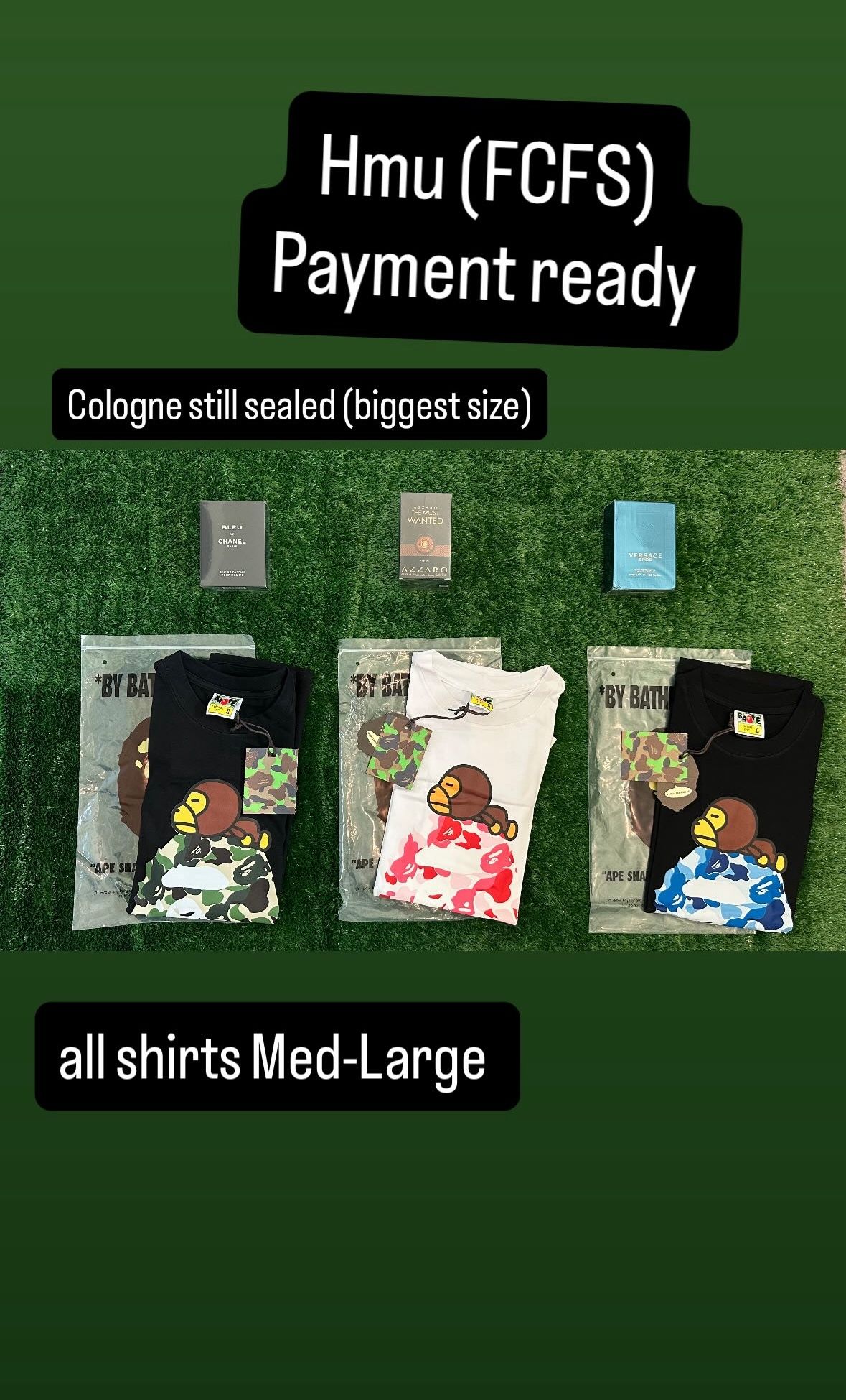 Bape, Gallery Dept, and Colognes