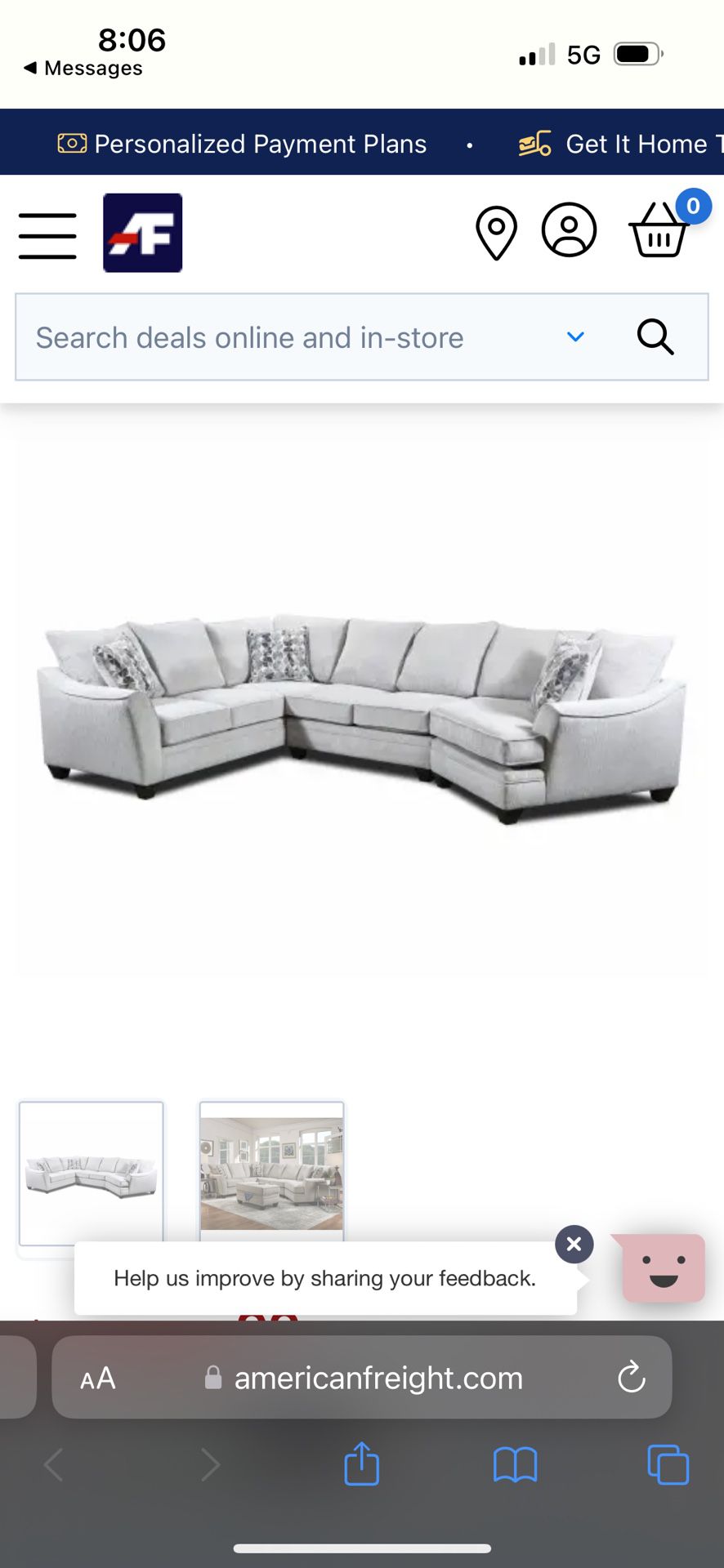 3 Piece Sectional  
