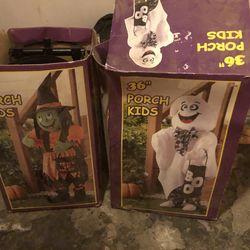 Vintage Porch Kids Halloween Decorations