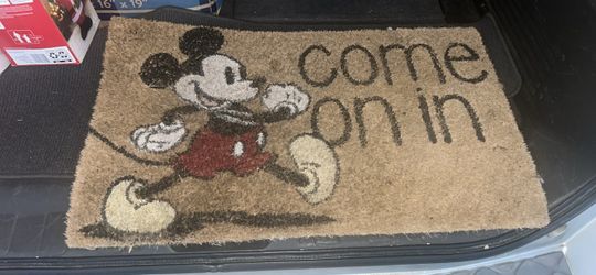 Mickey door mat