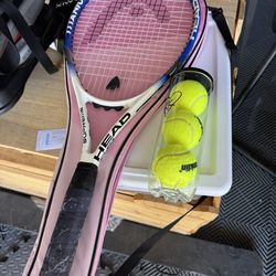 Tennis Racket and Balls