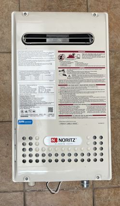 Noritz NR98-OD-NG 9.8 GPM 199900 BTU Tankless Water Heater Gas for Sale in  Houston, TX - OfferUp