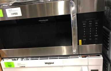 Brand New Frigidaire Gallery 1.5 cu. ft. Over the Range Convection Microwave in Smudge-Proof Stainless Steel 4GNH
