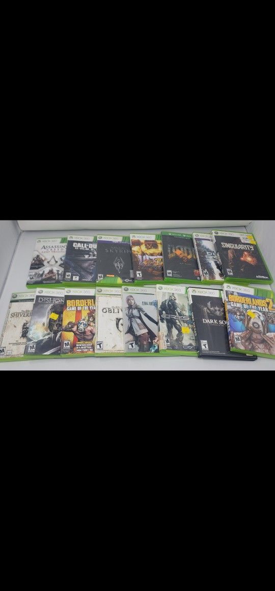 Xbox 360 game Lot
