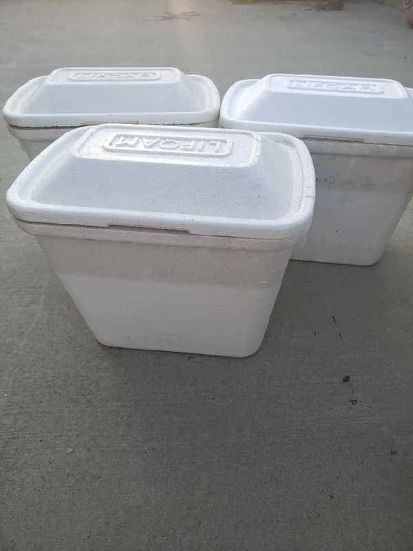 3 new Styrofoam ice chests for Sale in Fontana, CA OfferUp