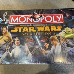 Star Wars Saga Edition Monopoly board game