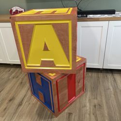 Huge Letter Blocks 