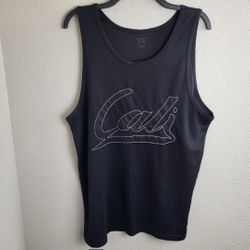 Original Deluxe Suppy Cali Black Tank Top Men's Size Large EUC