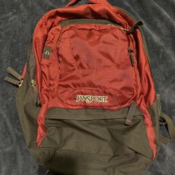 Red Jansport Backpack