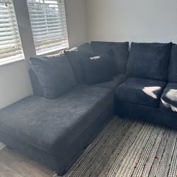 Dark Gray Couch 