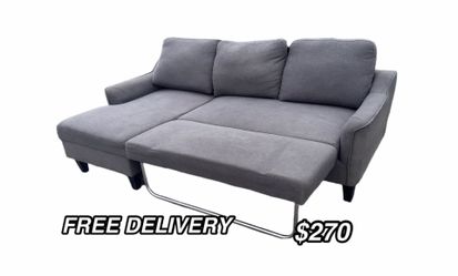 PULL OUT BED SECTIONAL SOFA COUCH SALA FREE DELIVERY