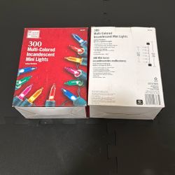 NEW Christmas Lights / Luces Navideñas NUEVAS – 300 Luces Multicolor (Interior/Exterior) 