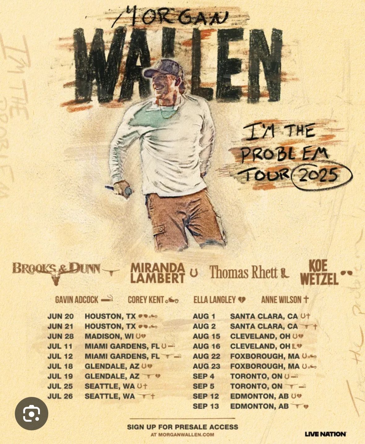 Morgan Wallen Tix