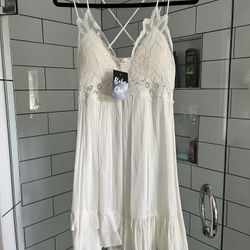 White Dress, New With Tags