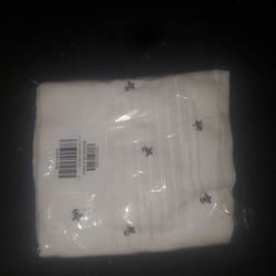 New Old Navy Slim Ultra Crop Cami - White Floral Ribbed (XL Tall)