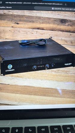 Crown XLS Power Amp