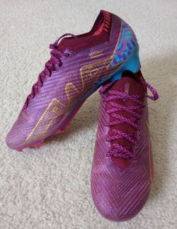 (Mbappe') Nike Zoom Mercurial Vapor 15 Elite FG Dark Beetroot Size 7 Cleats