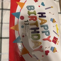 Unicorn Balloon And Happy Birthday Balloons Letters