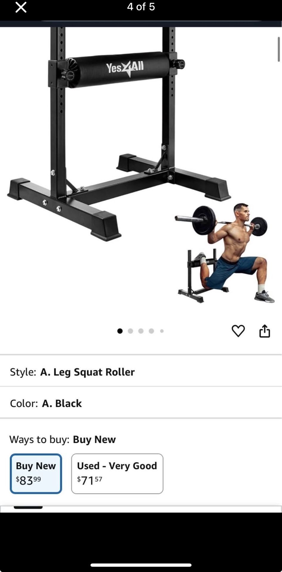 Split Bulgarian Squat Stand