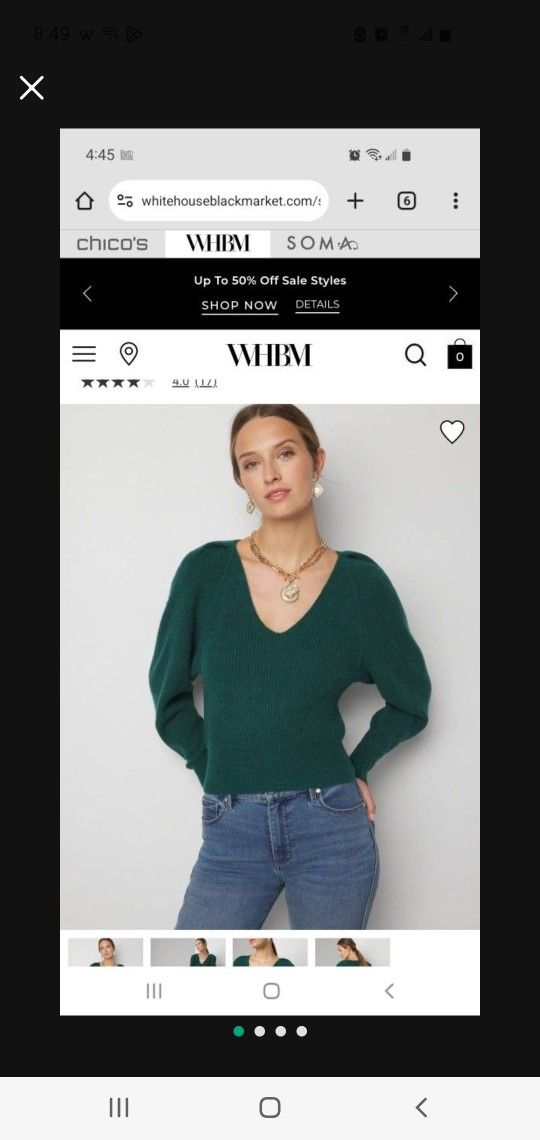 WHBM Sweater