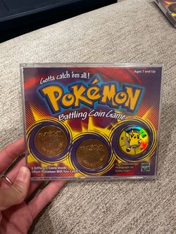Factory Sealed Vintage Pokemon Battling Coin Game