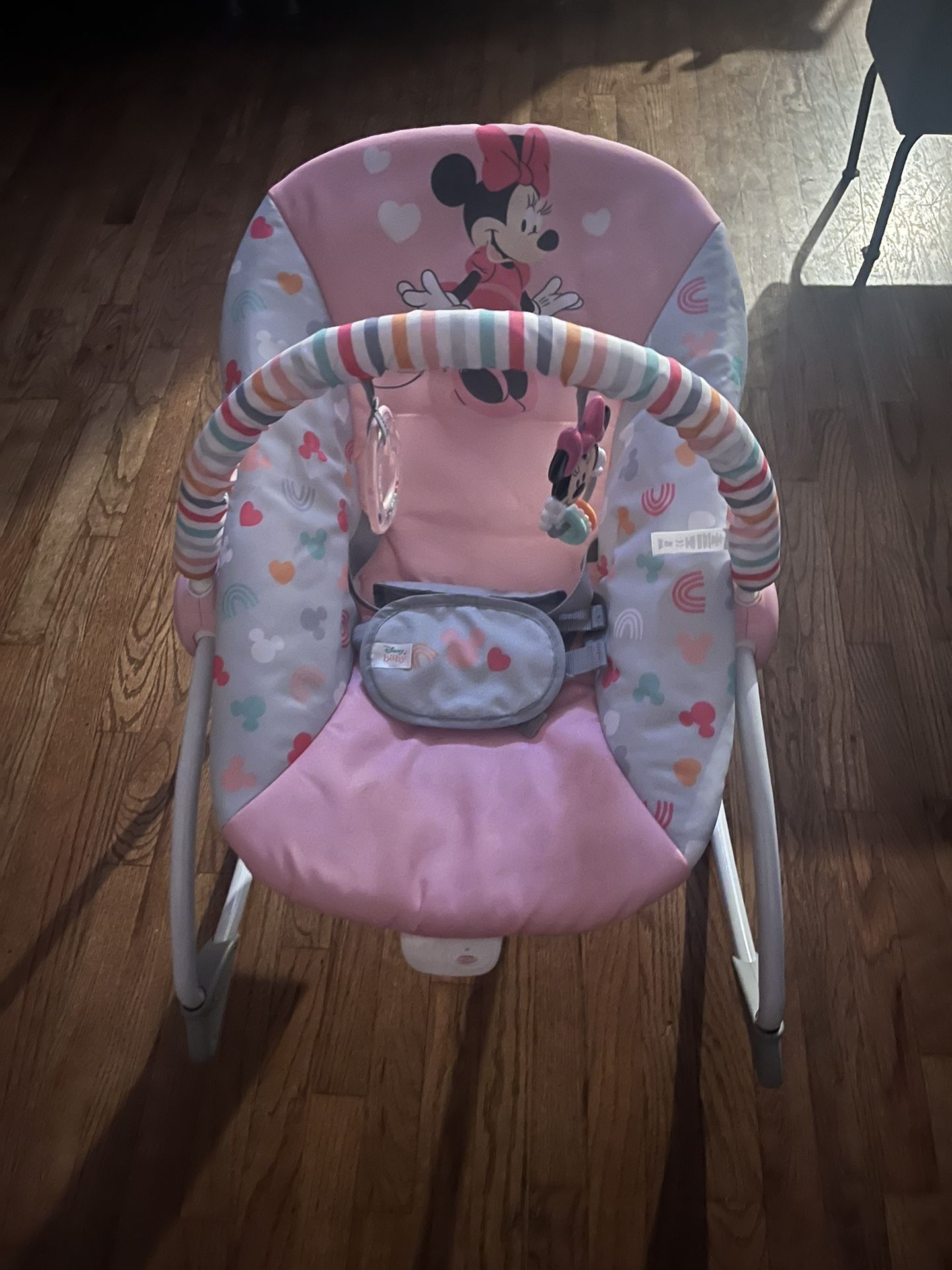 Baby Rocker Chair, Minnie Mouse By Bright Start.