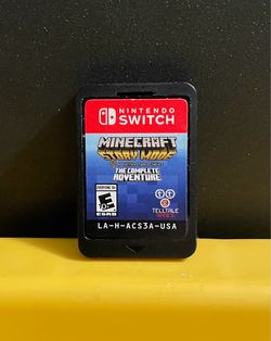 Minecraft : Story Mode - The Complete Adventure for Nintendo Switch video game system console mine craft Episodes 1-8 Rare