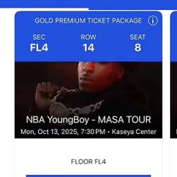 Nba Youngboy MASA TICKETS
