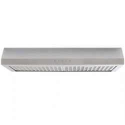 Vissani Cenza 30 in. 340 CFM Convertible Under Cabinet Range Hood in Stainless Steel with Electronic Touch Controls