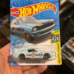 65. Mustang 2+2 Fastback Brand New Inbox Hot Wheel