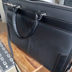 Laptop / Attache Case Genuine Leather From Camus Craft. Retails $170+ 