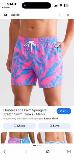 NWT Men’s Chubbies swim trunks  small