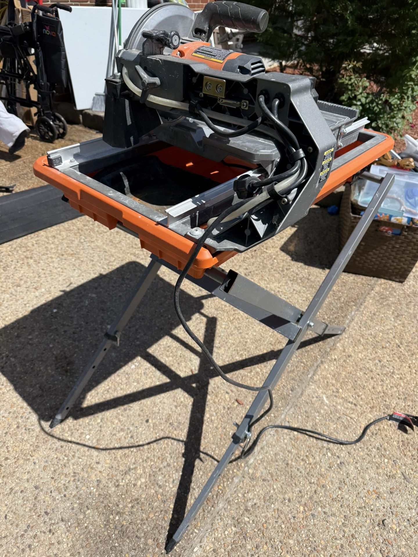 Ridgid Tile Saw With Stand 