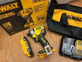 DEWALT Atomic 20V Max Lithium-lon Brushless Cordless Compact 1/4 in. Impact Driver Kit with 2.0Ah Battery and Charger