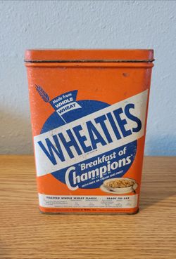 Vintage Wheaties Breakfast Of Champions Collectors Tin
