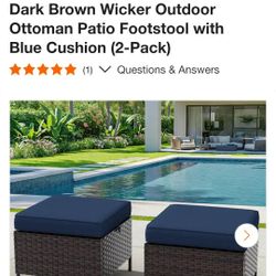 Brand New In Box Ottomans 