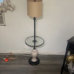 Lamp And A Table