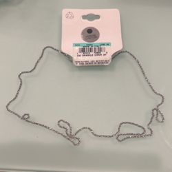Sterling Silver Sparkle Chain - New With Tags 