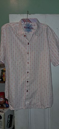 Robert Graham button-up shirt with Paisley Design Mens Size Large, New
