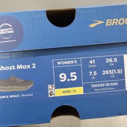 Women's Brooks Ghost Max 2 Size 9.5 WIDE
