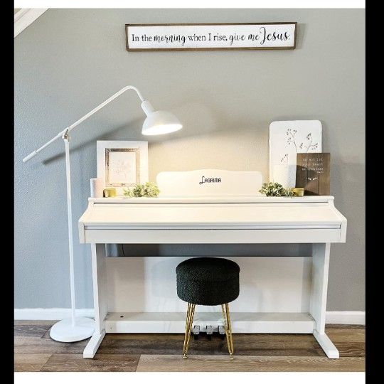 Brand New Project 62 Cantilever White Floor Lamp