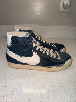 Nike Blazer High LE Brooklyn Dodgers Jackie Robinson Blue White 316664-412