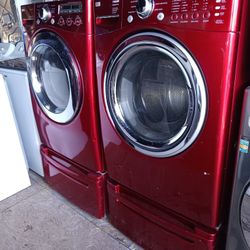 L/G Front Load Washer And Dryer Set Both Works Good 💯