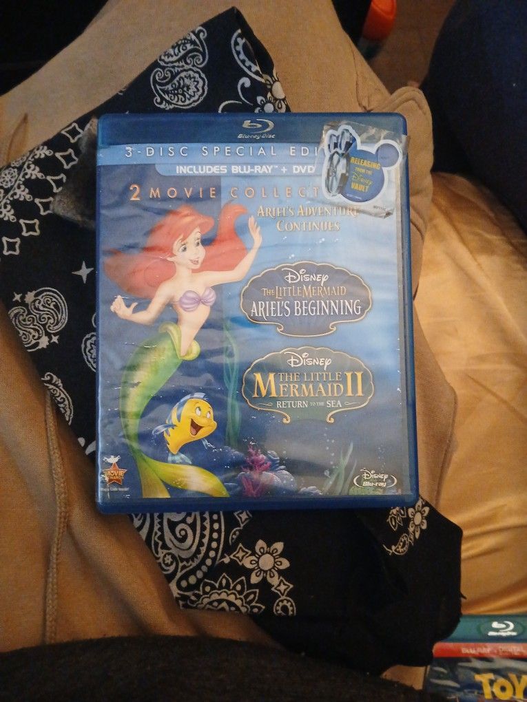 BLU RAY THE LITTLE MERMAID x2