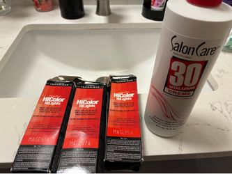 Sally’s red dye